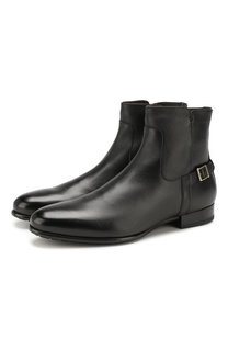 Кожаные сапоги Santoni