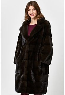 Норковая шуба с английским воротником Empire of Fur