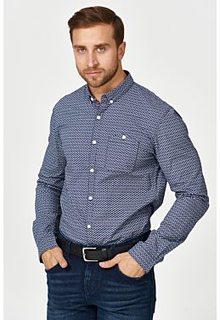 Рубашка с мелким принтом Tom Tailor