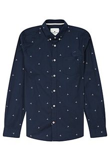 Рубашка с мелким принтом Tom Tailor