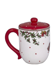 Кружка с крышкой DUE ESSE CHRISTMAS