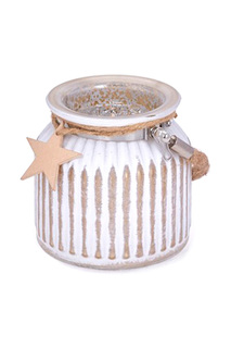 Подсвечник зеркальное стекло DUE ESSE CHRISTMAS