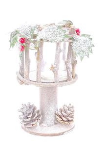 Подсвечник- фонарь "Натурале" DUE ESSE CHRISTMAS
