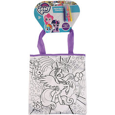 Сумочка для росписи MultiArt My Little Pony с фломастерами и стразами