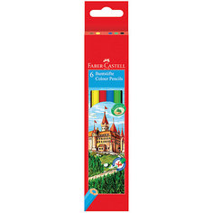Карандаши цветные Faber-Castell, 6 цветов