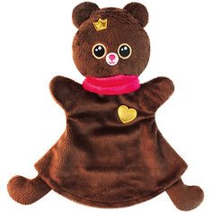 Кукла на руку Мякиши "Мишка", коричневый