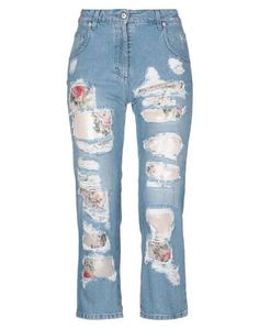 Джинсовые брюки-капри Blumarine