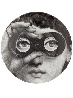 Fornasetti тарелка с принтом