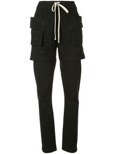 Rick Owens DRKSHDW зауженные брюки карго