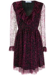 Blumarine платье мини в мелкую точку