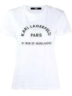 Karl Lagerfeld футболка с логотипом