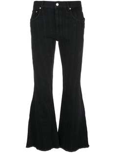 Mugler cropped flared jeans