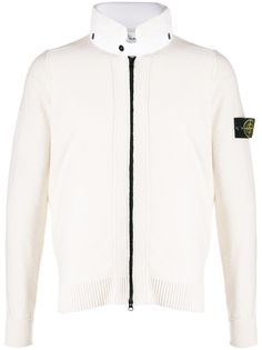 Stone Island кардиган на молнии с высоким воротником