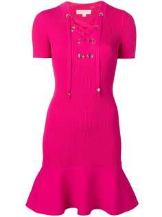 Michael Michael Kors платье мини в рубчик