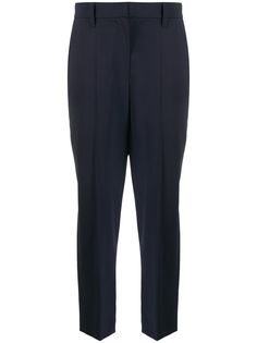 Brunello Cucinelli укороченные брюки строгого кроя