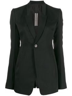 Rick Owens однобортный блейзер