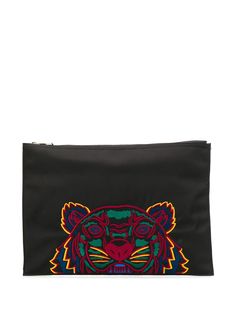 Kenzo клатч с вышивкой Tiger