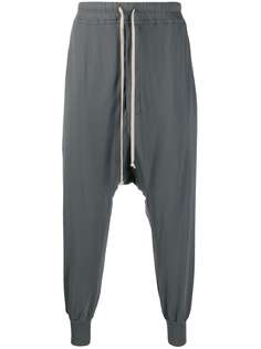 Rick Owens DRKSHDW брюки с низким шаговым швом и кулиской