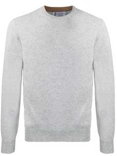 Brunello Cucinelli кашемировый свитер кроя слим