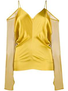 Jean Paul Gaultier Pre-Owned драпированный топ 1980-х годов