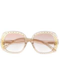 Chloé Eyewear солнцезащитные очки в массивной оправе