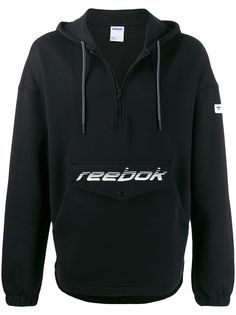 Reebok толстовка на молнии с логотипом