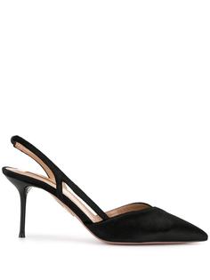 Aquazzura туфли-лодочки Salome 75 с кристаллами