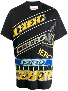 Iceberg футболка с логотипом