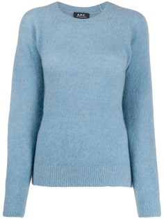 A.P.C. свитер с круглым вырезом