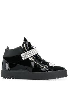 Giuseppe Zanotti кроссовки Veron с кристаллами
