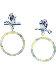 Lele Sadoughi круглые серьги