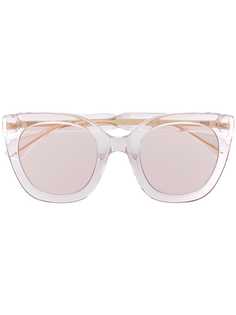 Gucci Eyewear солнцезащитные очки в прозрачной оправе