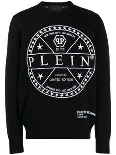 Philipp Plein толстовка с круглым вырезом и логотипом