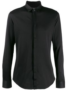 Emporio Armani поплиновая рубашка