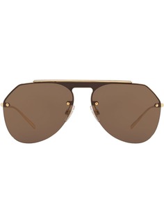 Dolce & Gabbana Eyewear затемненные солнцезащитные очки-авиаторы