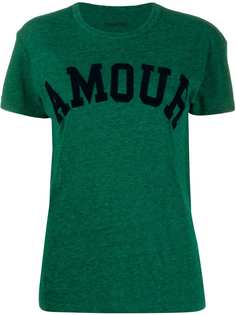 Zadig&Voltaire футболка Amour с круглым вырезом