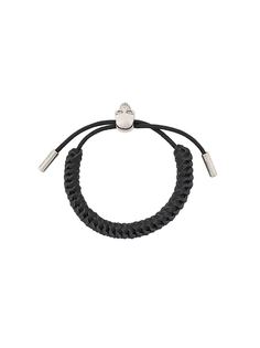 Alexander McQueen плетеный браслет с черепом