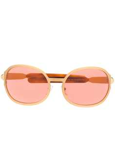 Chloé Eyewear солнцезащитные очки в круглой оправе с затемненными линзами