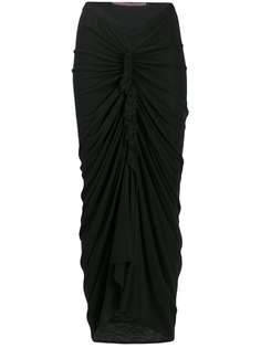 Rick Owens Lilies юбка со сборками и драпировкой