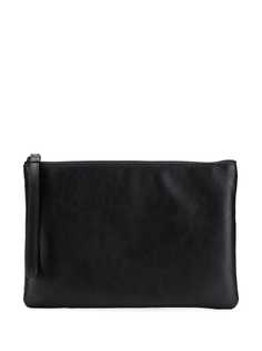 Common Projects embossed logo clutch