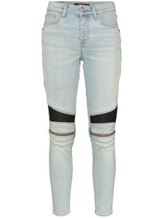 Amiri MX2 high rise zipped skinny Jeans