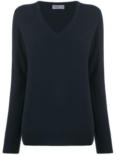 Brunello Cucinelli трикотажный топ с V-образным вырезом