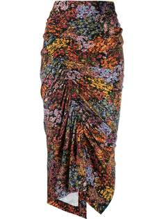 Preen By Thornton Bregazzi юбка Aaliyah с драпировкой и цветочным принтом