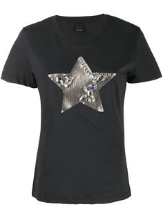 Pinko декорированная футболка