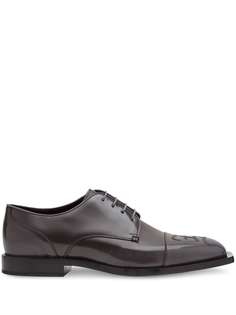 Fendi Karligraphy derby shoes