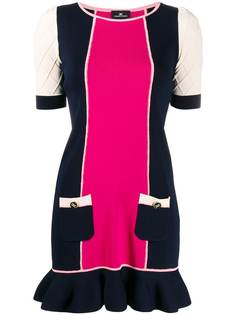 Elisabetta Franchi colour blocked short dress