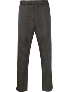 Prada cropped checkered trousers
