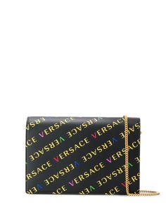 Versace клатч с логотипом