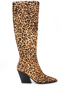 Dolce Vita Isobel leopard-print boots