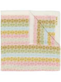 Loewe Anagram print scarf